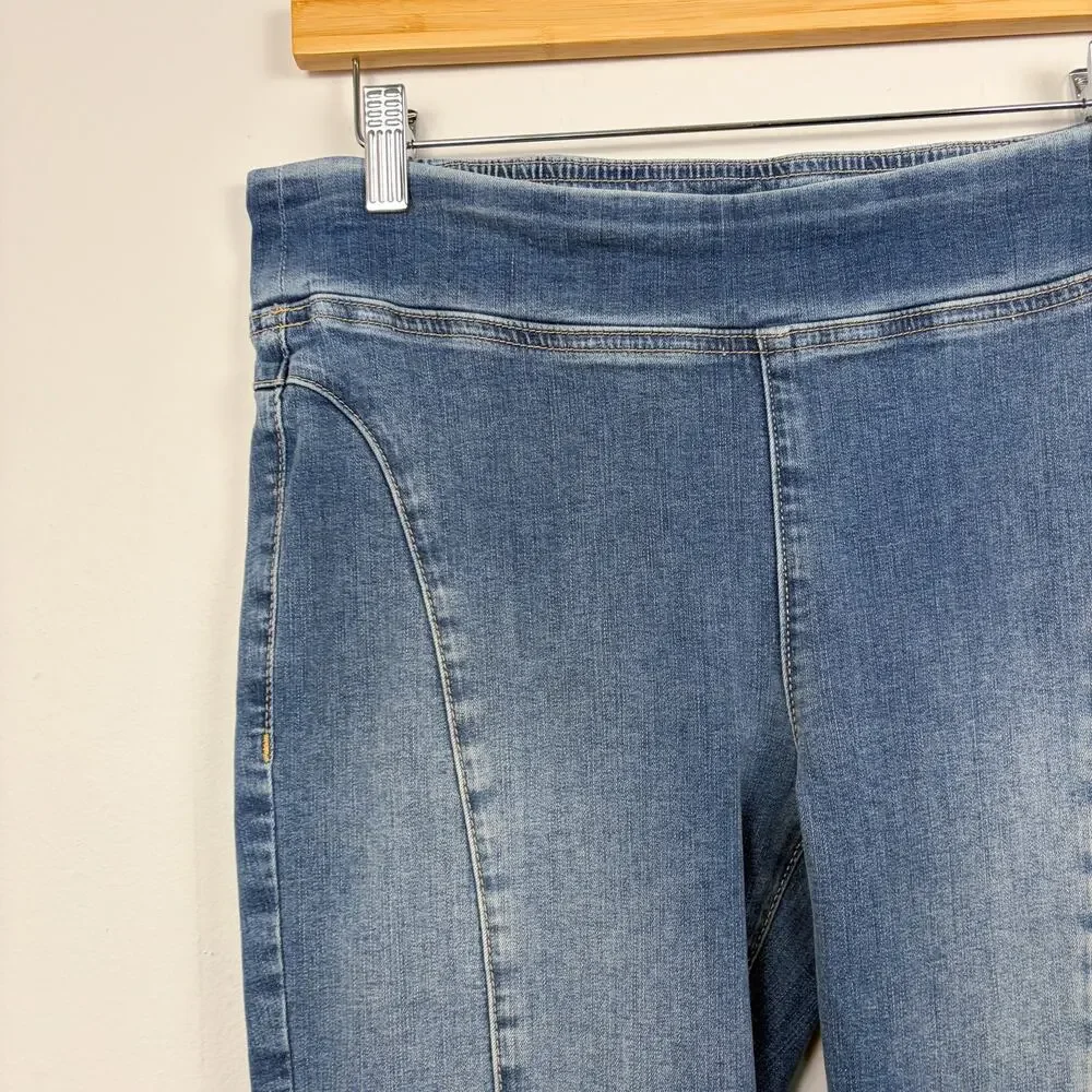 Free People We The Free Split Hem Pull On Jean Small